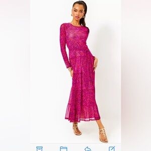 Lilly Pulitzer Izabella Midi Dress XS NWT